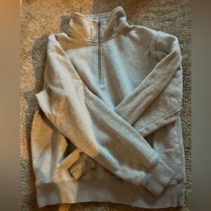 Brandy Melville zip up crewneck